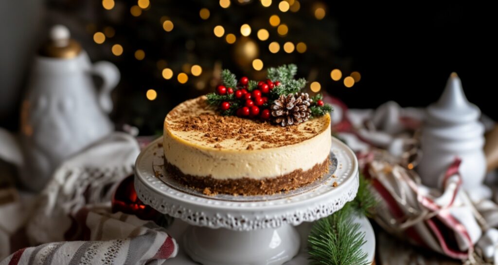 Eggnog Cheesecake