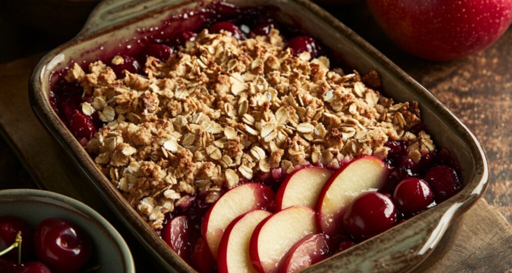 apple cherry crisp